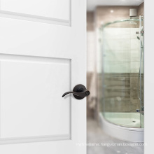 best european matt black door handle lock